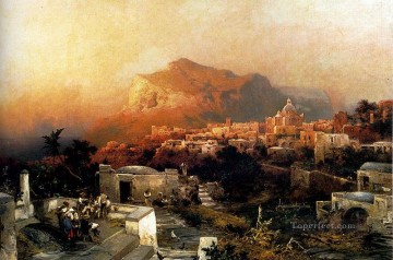 Franz Richard Unterberger Painting - Capri scenery Franz Richard Unterberger